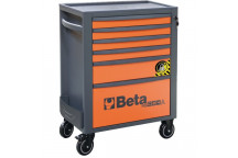 Mobile Roller Cab (6 Drawer) Orange