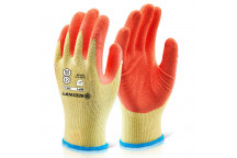 Orange Latex Gloves [Each] Large