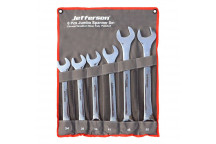 Jefferson Metric Jumbo Combination Spanner Set (6pc) 34-50mm