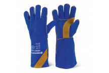 Blue Gold Welders Gauntlet(Pair)