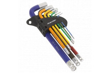 Long Metric Ball-End Hex Key Set (9pc)