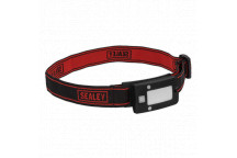 Rechargeable Head Torch Auto 2w Cob LED Black