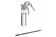 Grease Gun One Hand 300mm VS Hose & 4 Jaw Coupler.