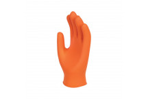Orange HD Nitrile Gloves (GL201) Large