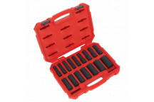 1/2" Drive - Deep Lock-On  Impact Socket Set (16pc)