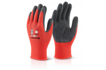 M/P Black Latex Poly Gloves [Each] Medium