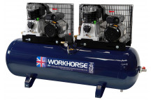 2 x 3hp 250Lt Tandem Comp (30Amp)