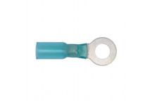 Heat Shrink Ring Terminal 8.4mm Blue 25pk