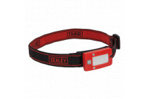 Rechargeable Head Torch Auto 2w Cob LED Red