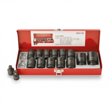 1/2" Drive Metric Impact Socket Std (15pc)