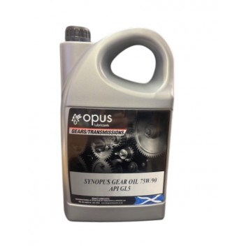 Opus 75W/90 - Synopus Fully Synthetic GL5 (5Ltr) Opus 75W/90 - Synopus Fully Synthetic GL5 (5Ltr)