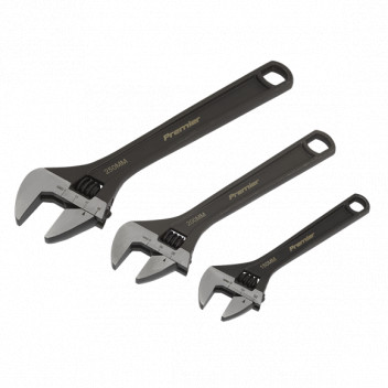 Rust Resistant Adjustable Wrench Set (3pc)