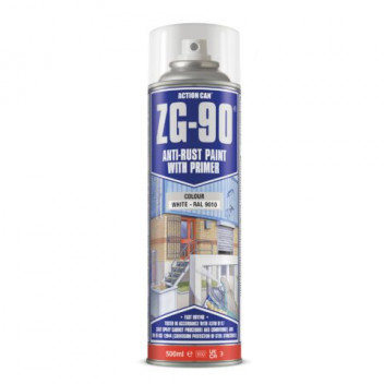 ZG90 Cold Zinc Galv White Spray 500ml (Box 15) ZG90 Cold Zinc Galv White Spray 500ml (Box 15)