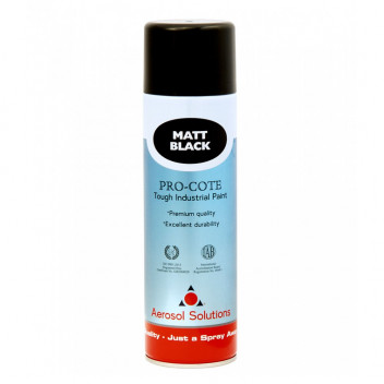 Matt Black Aerosol 500ml