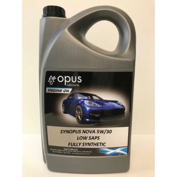 Opus 5W/30 - F/Syn Nova Very Low Saps (5Ltr) Opus 5W/30 - F/Syn Nova Very Low Saps (5Ltr)