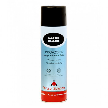 Satin Black Aerosol 500ml