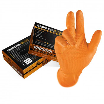 HD Nitrile Gloves - Orange 8/M HD Nitrile Gloves - Orange 8/M