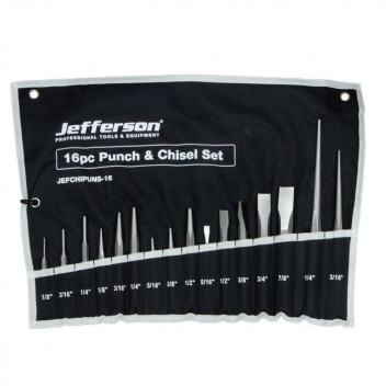 Jefferson Chisel & Punch Set (16pc) Jefferson Chisel & Punch Set (16pc)