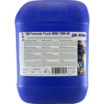 Q8 10w/40 -Formula Truck 8500 (T905) (20L) Q8 10w/40 -Formula Truck 8500 (T905) (20L)