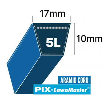 5L-870K - Blue Kevlar Cord Belt