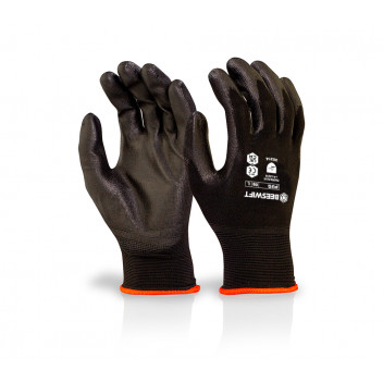 PU Coated Glove Black X Large PU Coated Glove Black X Large