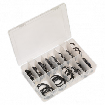 200pc Circlip Assortment - Internal & External Metric