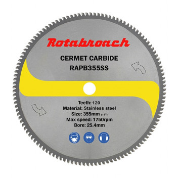 355mm Steel Cutting CERMET Blade