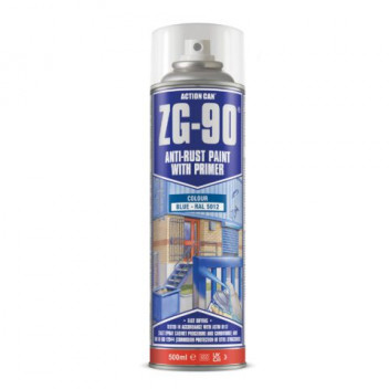 ZG90 Cold Zinc Galv Blue Spray 500ml (Box 15) ZG90 Cold Zinc Galv Blue Spray 500ml (Box 15)
