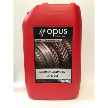 Opus 85W/140 - Gear Oil GL5 (20Ltr) Opus 85W/140 - Gear Oil GL5 (20Ltr)