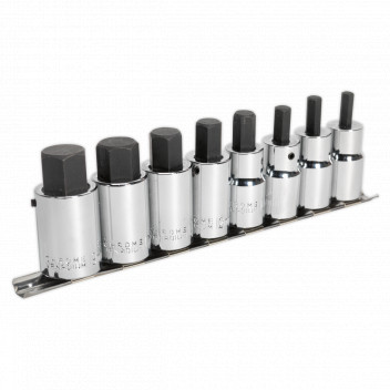 1/2" Drive Hex Socket Bit Set (8pc)