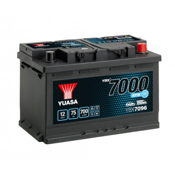 096 Stop Start Battery 12v 75ah 700amp EFB