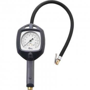 Dial Gauge Inflator 0-170 psi & 0-12 bar 0.5m Hose Euro Co Dial Gauge Inflator 0-170 psi & 0-12 bar 0.5m Hose Euro Co