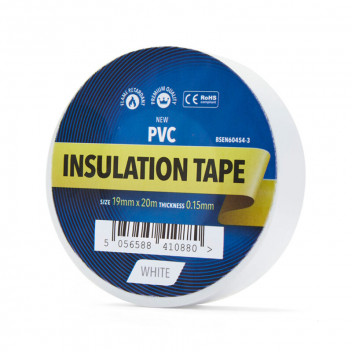 White PVC Insulation Tape (33mt)