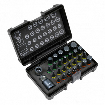 Trx-Star-Spline-Hex Bit  Imp Set (28pc) (3/8 & 1/2")