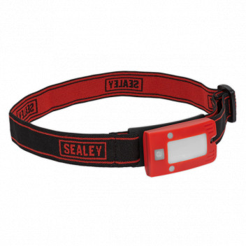 Rechargeable Head Torch Auto 2w Cob LED Red