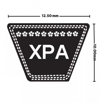 XPA0825 - Cogged Wedge Belt
